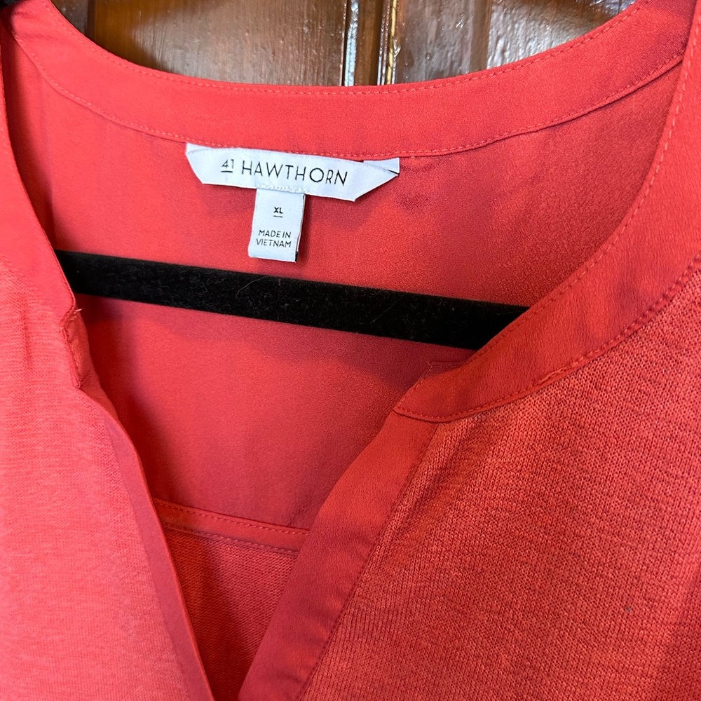 41 Hawthorne by stitchfix Light red tank women’s XL. EUC.